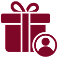 Present with person symbol